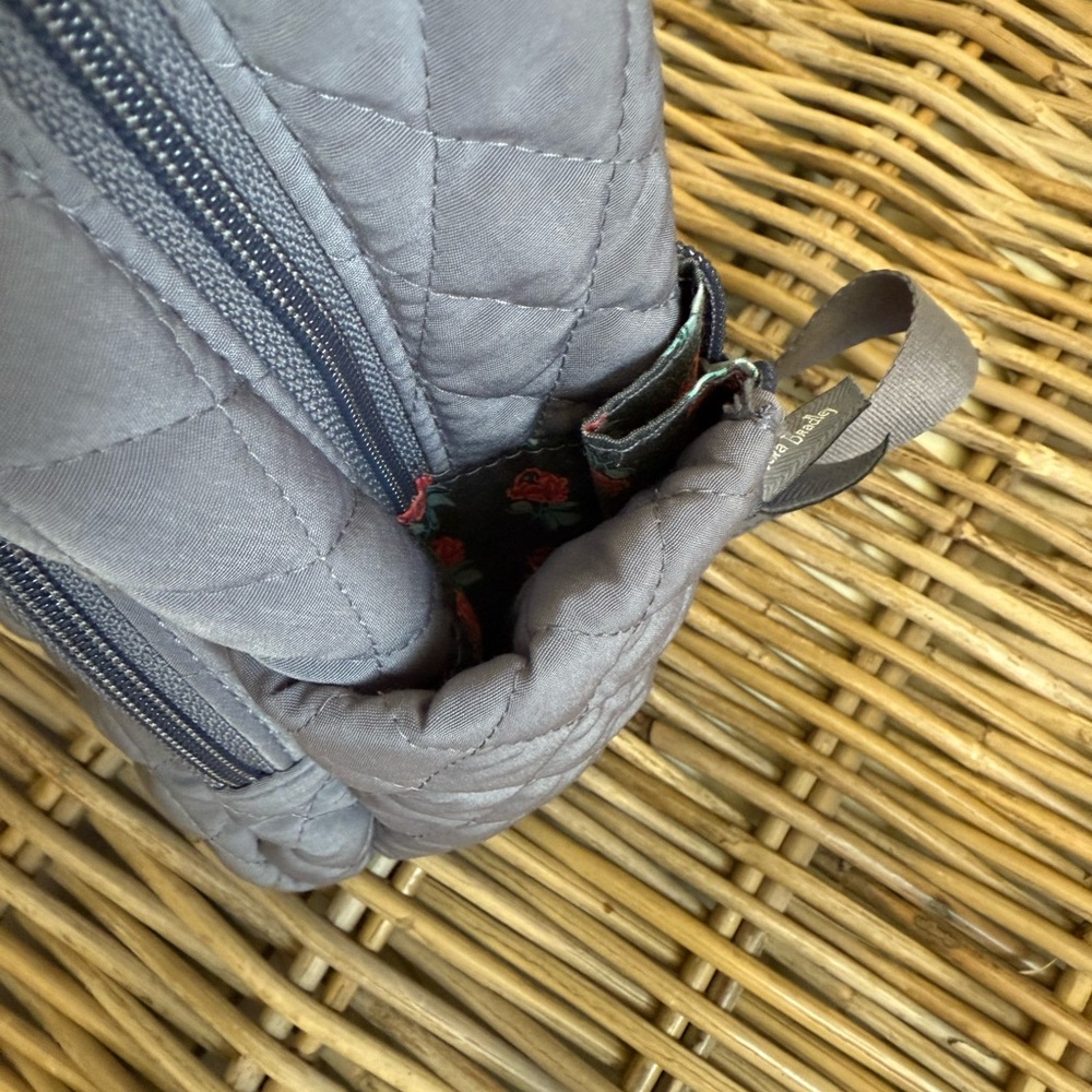 Vera Bradley Charcoal Quilted Backpack - Picture 4 of 13